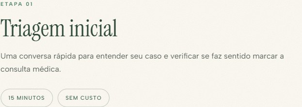 VitaCannMed’s first step: screening, an explanation and details to prepare for the consultation.